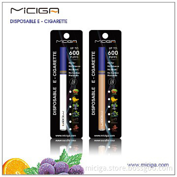 OEM/ODM disposable e-cig with own patent e-cig battery